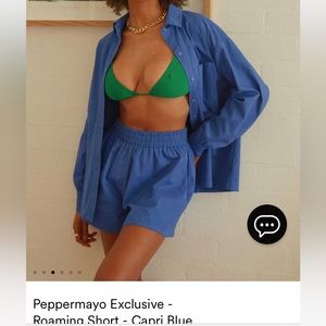 PEPPERMAYO Roaming Short- Capri Blue